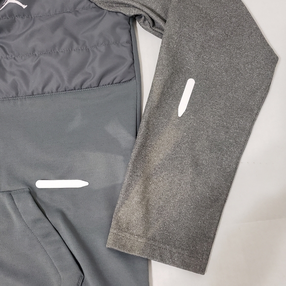 Jordan Brand Nike Hoodie Jacket Boy's xl silver and gray - Picture 5 of 8